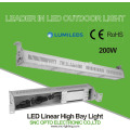 L&#39;entrepôt industriel 200w d&#39;éclairage de la CE / RoHS a mené la lumière linéaire élevée de baie